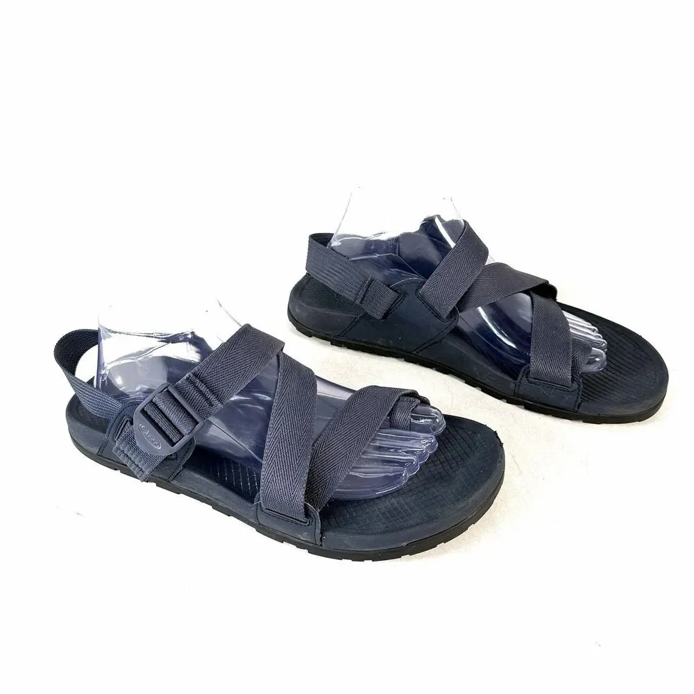 New Chaco Lowdown 2 Sandals Mens Blue Hiking Shoes Z Strap Walking Water Sz 10